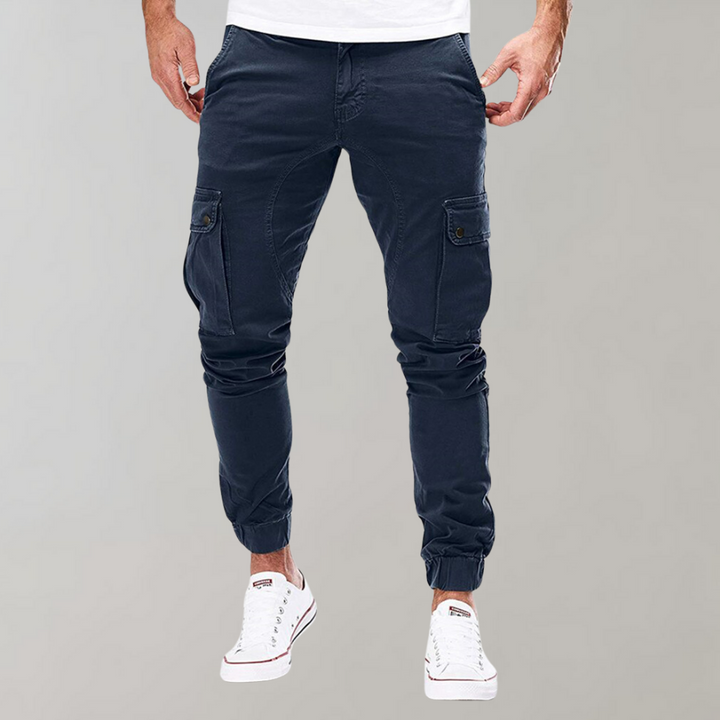 Trendy Men's Cargo Pants for Casual Comfort in Navy