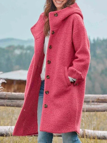 Trudy Fleece Coat in a Plush Look Foto 1