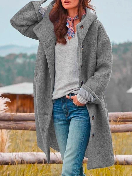 Trudy Fleece Coat in a Plush Look Foto 5