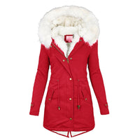 Matilda | Women's Autumn Coat with Hood and Fleece