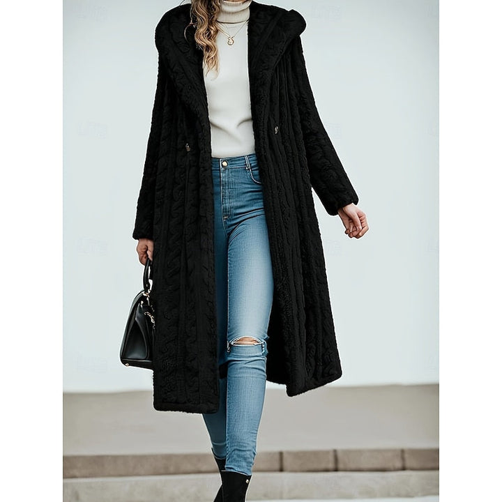 Women's Autumn Coat with Warm Hood (5)