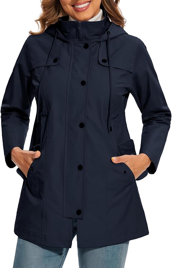 Women's Autumn Coat with Windproof Lining (3)