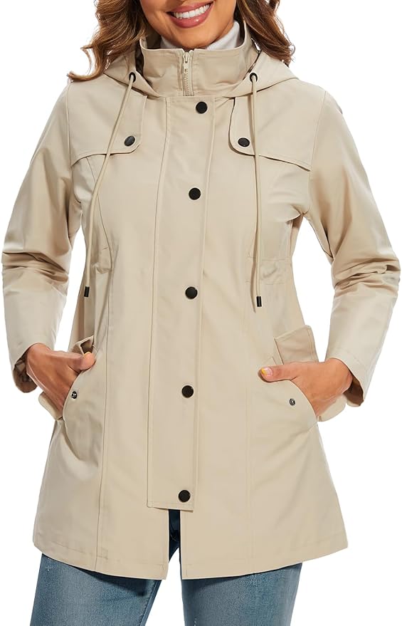 Women's Autumn Coat with Windproof Lining (6)