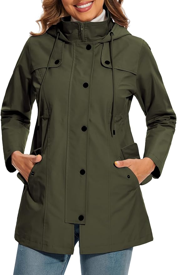 Women's Autumn Coat with Windproof Lining (8)