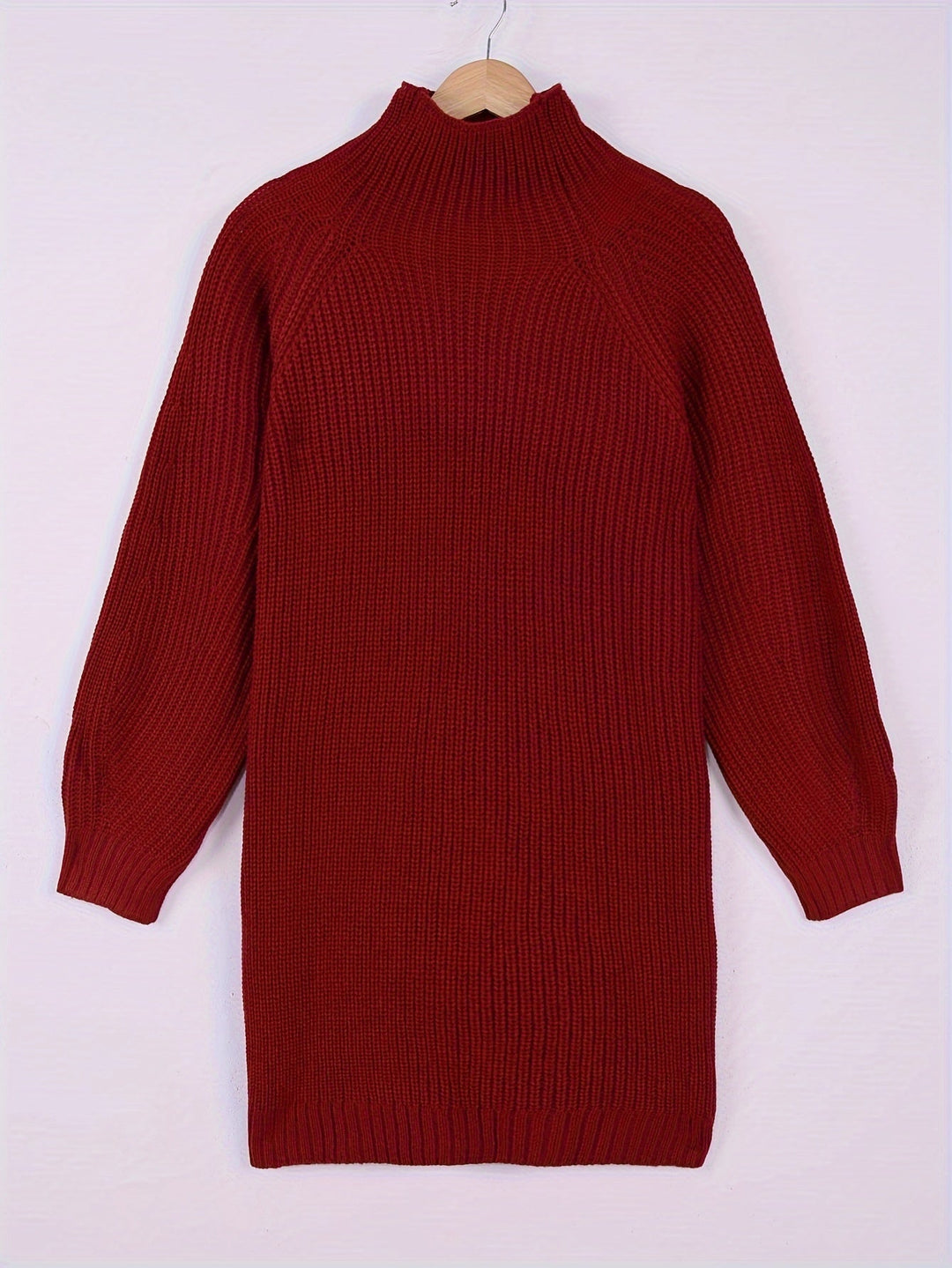 Women's Autumn Knitted Jumper Dress Oversized (15)