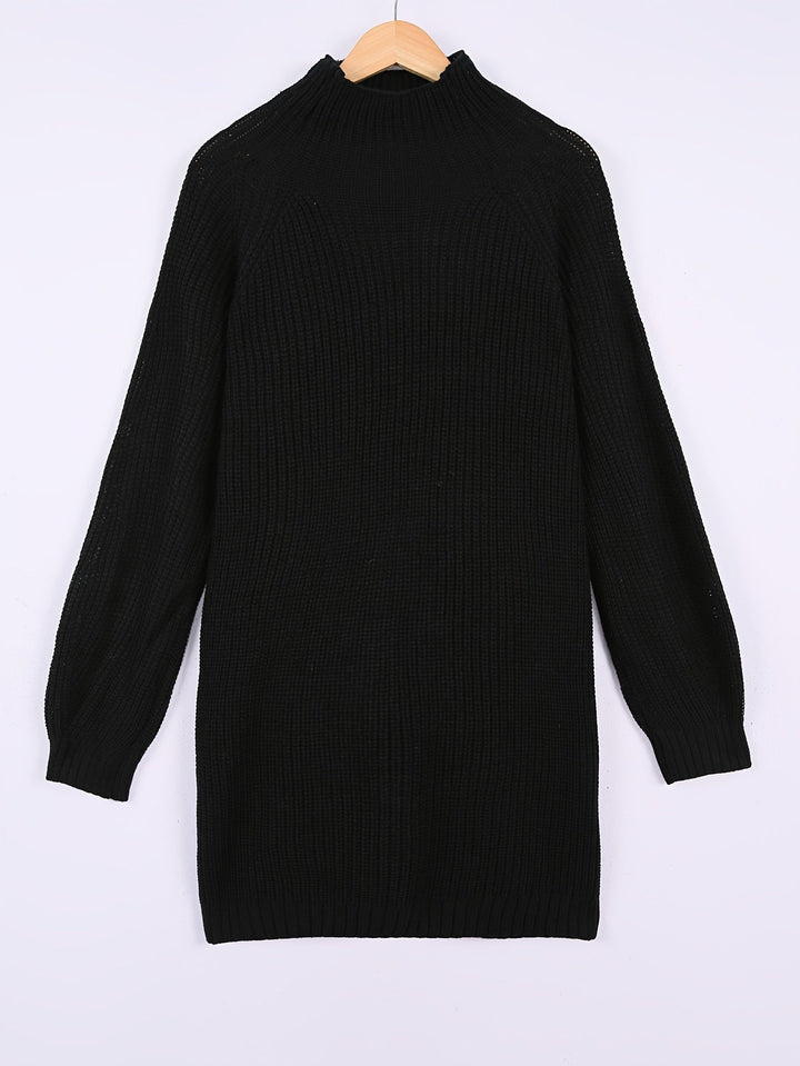 Women's Autumn Knitted Jumper Dress Oversized (3)