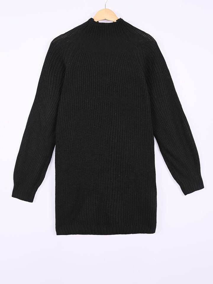 Women's Autumn Knitted Jumper Dress Oversized (4)