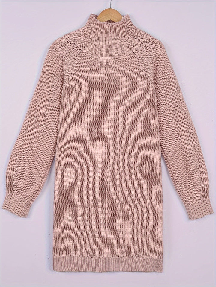 Women's Autumn Knitted Jumper Dress Oversized (8)
