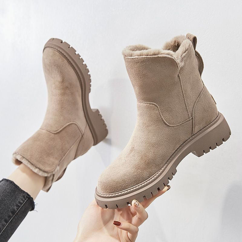 Women's Black Boots for Everyday Comfort in Beige