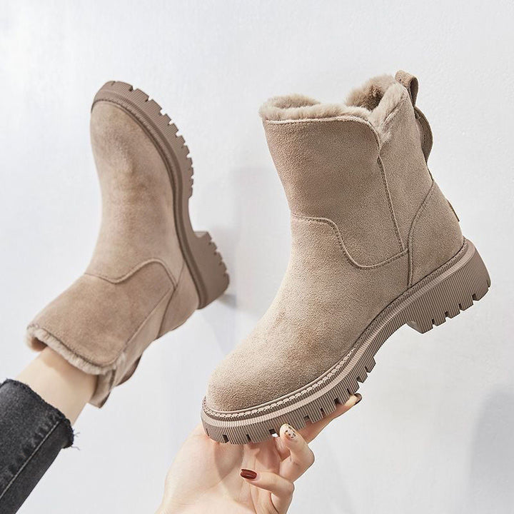 Women's Black Boots for Everyday Comfort in Beige