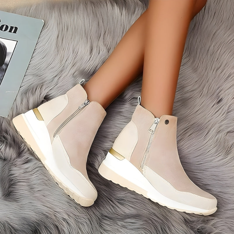 Women's Black Boots Leather Everyday (4)