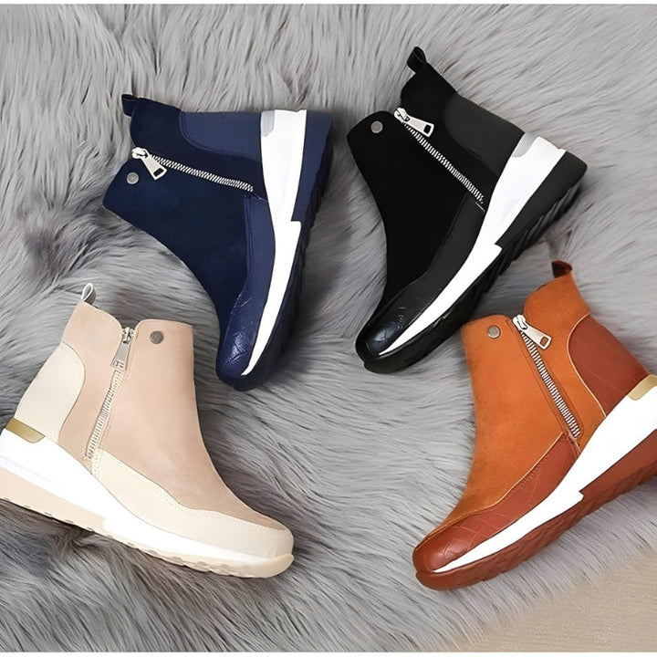 Women's Black Boots Leather Everyday (6)