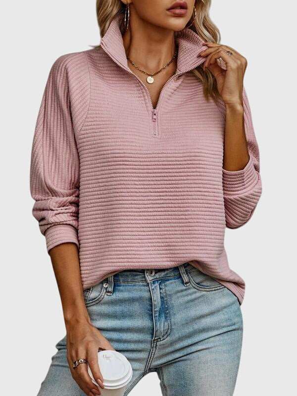 Women's Black Cardigan with Zipper (3)