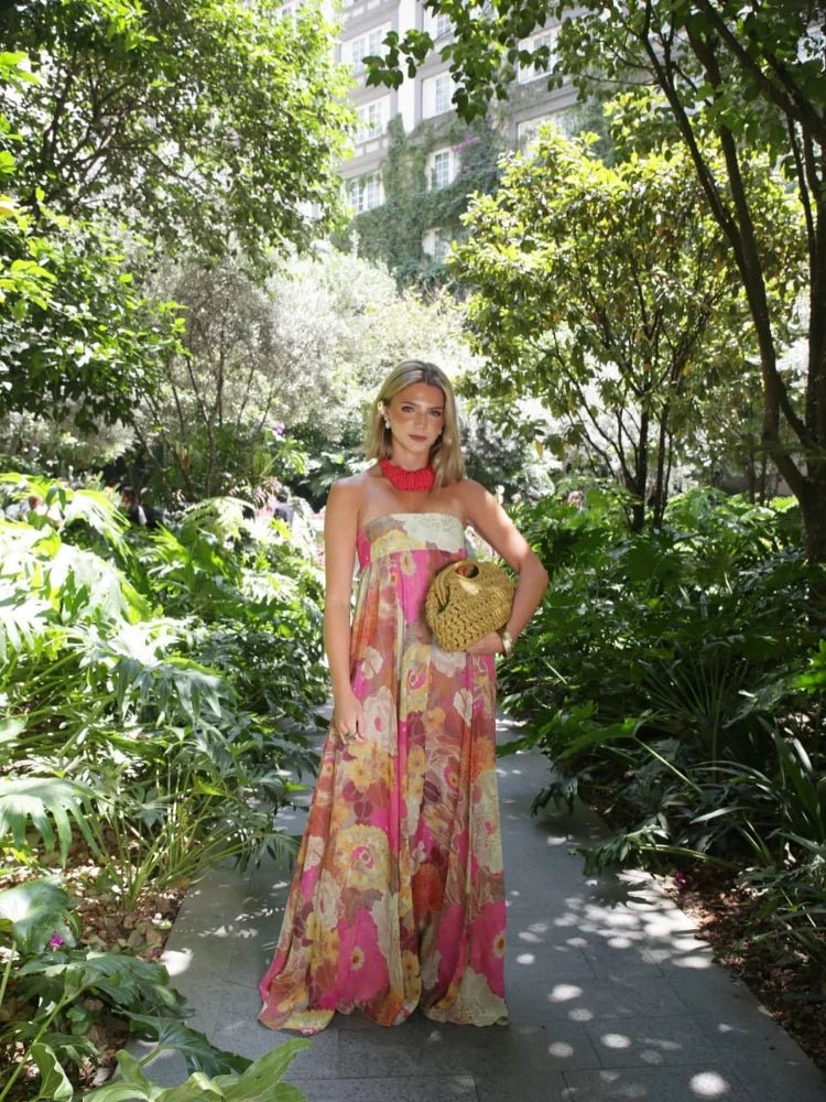 Women's Boho Floral Maxi Dress for Wedding Guests (6)