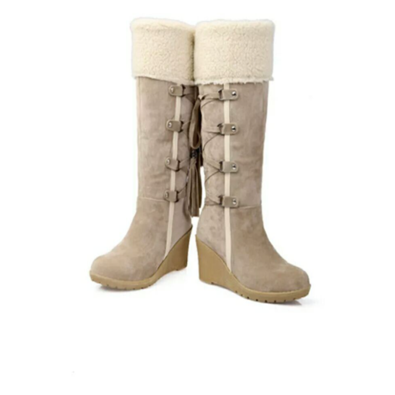 Women's Brown Ankle Boots for Everyday Wear in Beige 2