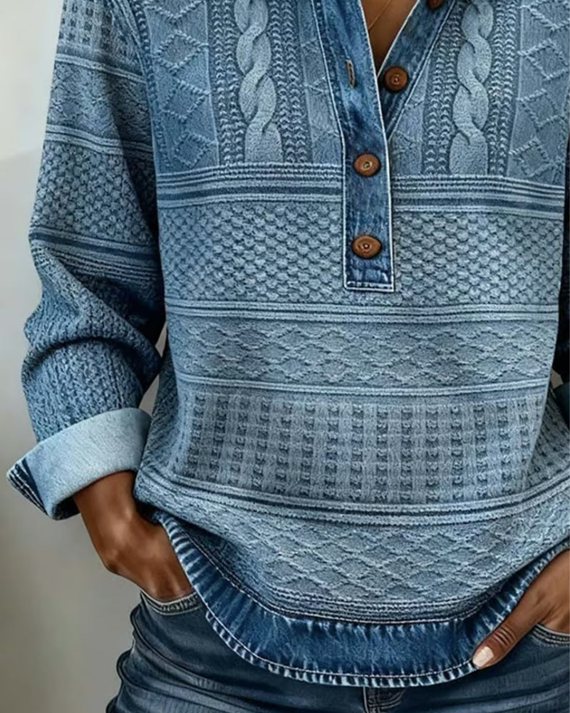 Women's Cable Knit Button-Front Cardigan for Autumn (2)