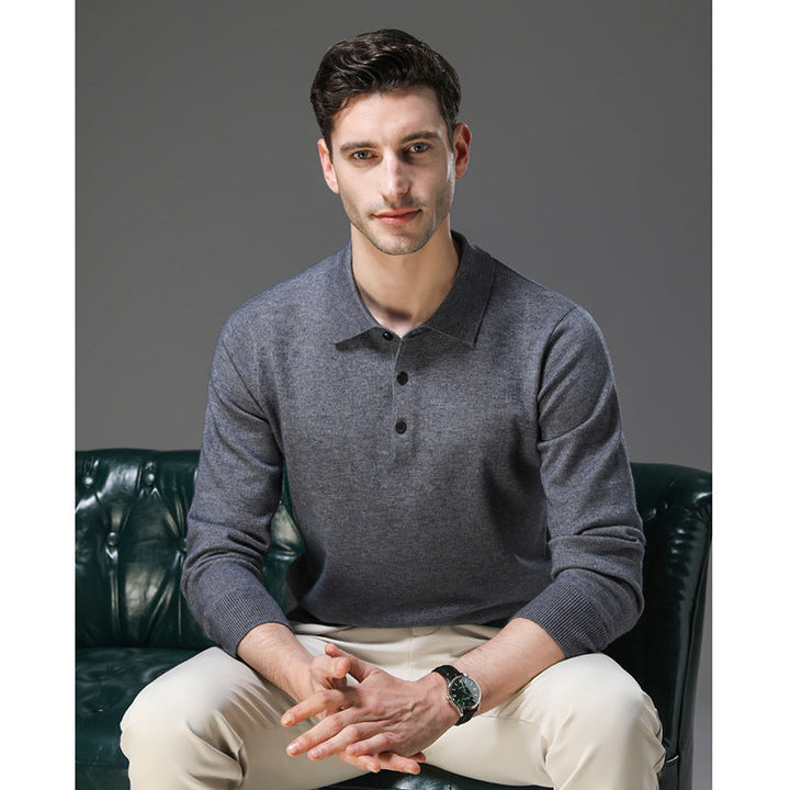 Women's Cashmere Polo Sweater for Business (14)