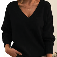 Charlotte | Women's Cashmere Sweater with Elegant V-Neckline