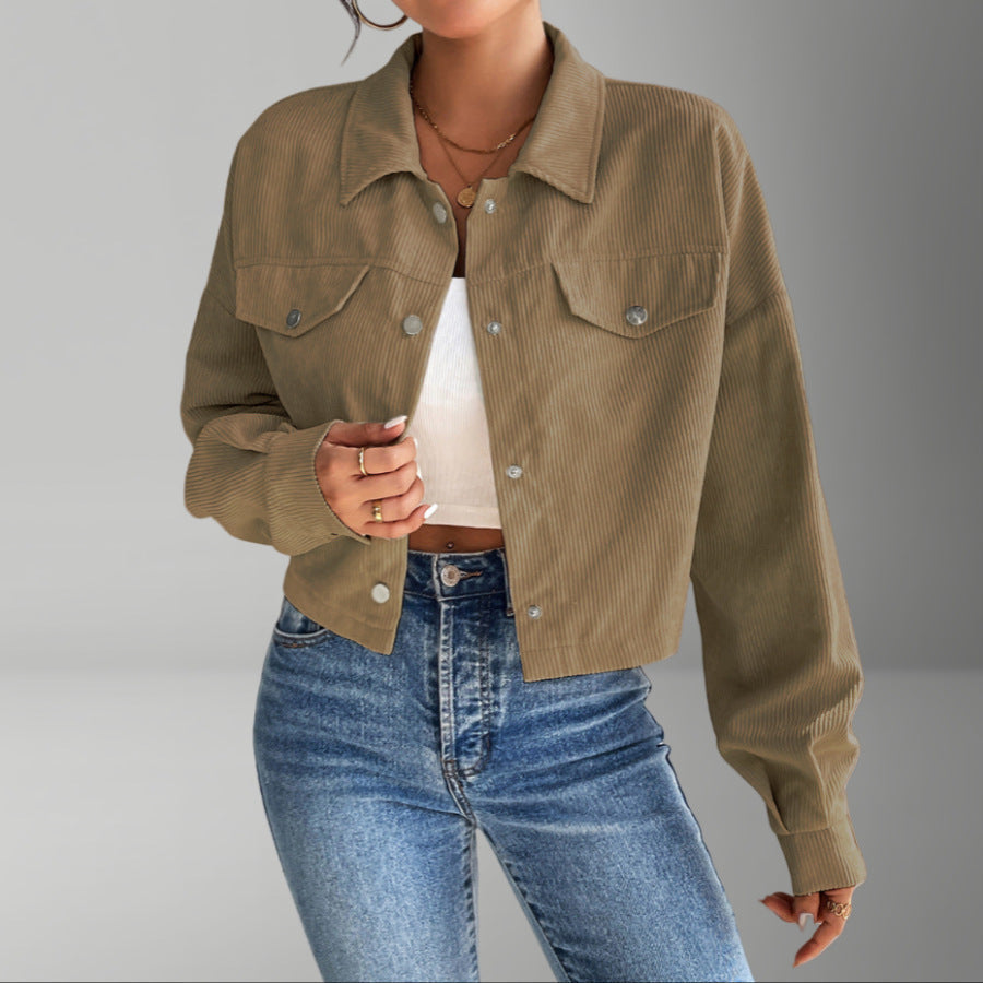 Women's Casual Corduroy Jacket Penelope (2)