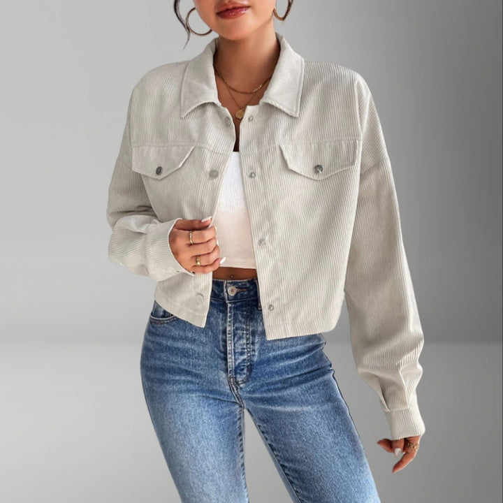 Women's Casual Corduroy Jacket Penelope (3)