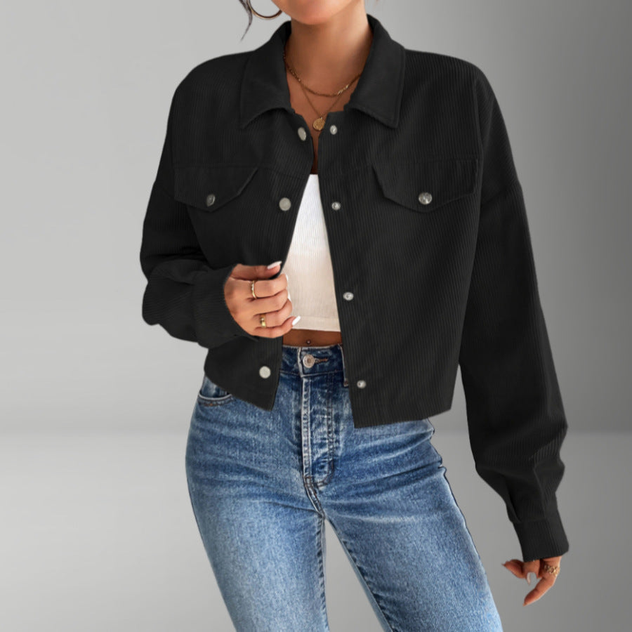 Women's Casual Corduroy Jacket Penelope (4)