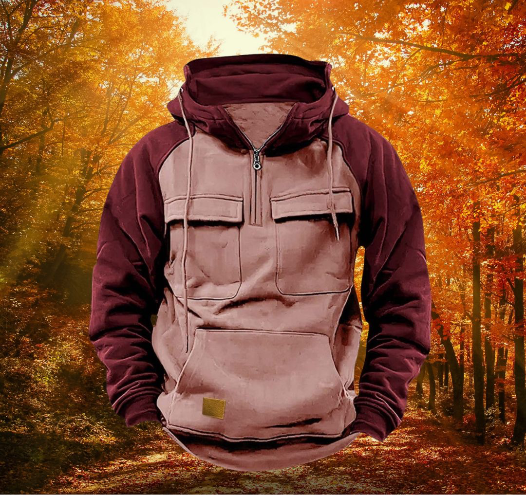 Women's Casual Hoodie for Autumn Adventures in Pink