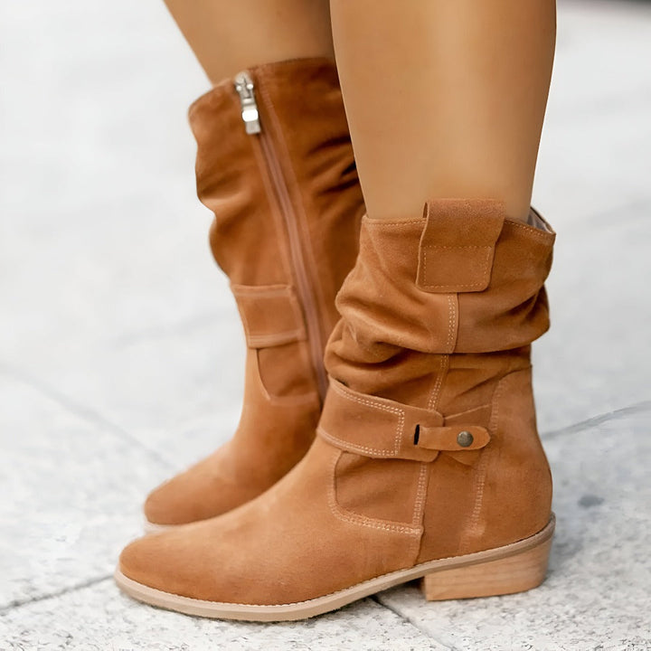 Women's Casual Leather Boots for Summer (2)