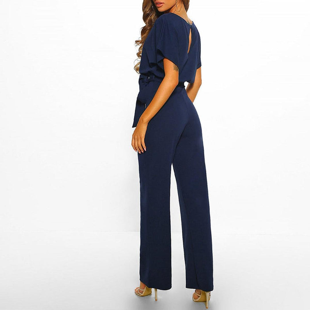 Women's Casual Short-Sleeve Jumpsuit for Summer (3)