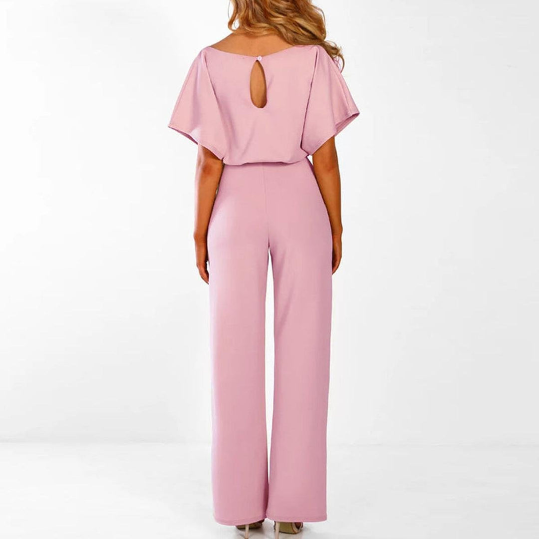 Women's Casual Short-Sleeve Jumpsuit for Summer (5)