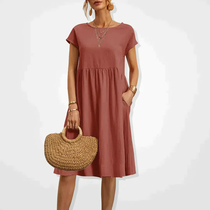 Women's Casual Summer Linen Dress