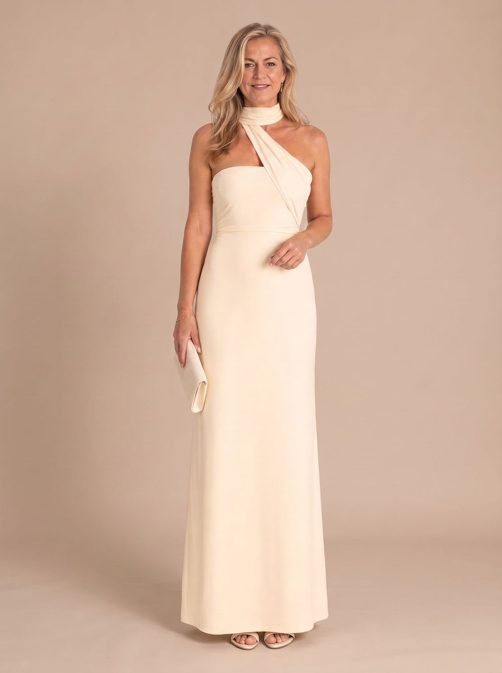 Women's Christmas Party Dress Halter Maxi (2)