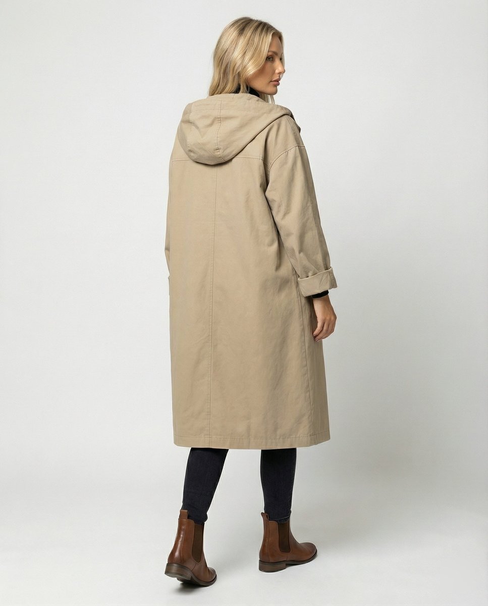 Women's Classic Waterproof Trench Coat for Autumn (3)