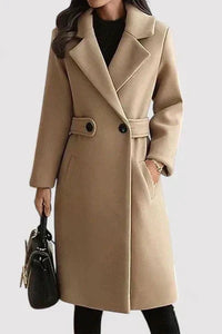 Holly | Women's Coat with Tailored Wool Belt