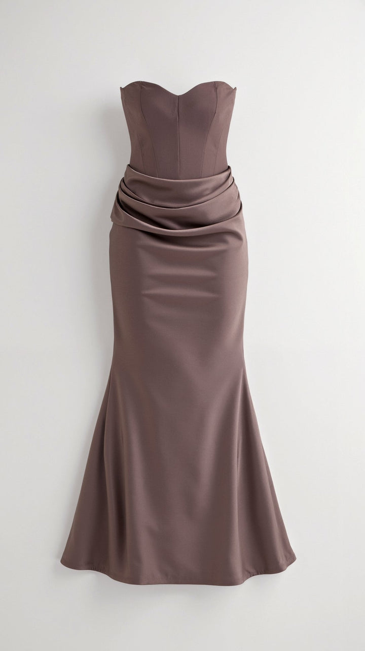 Women's Column Maxi Dress for Wedding Guests in Mint Green 2