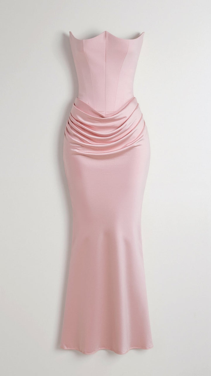 Women's Column Maxi Dress for Wedding Guests in White 6