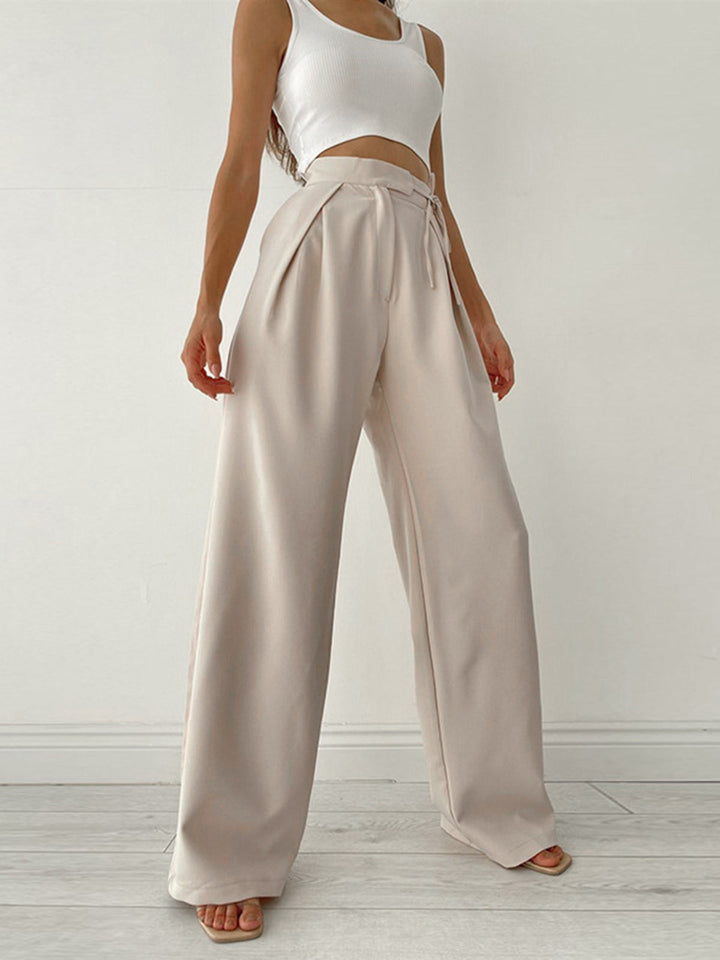 Women's Comfortable Wide Leg Pants High Waist (3)