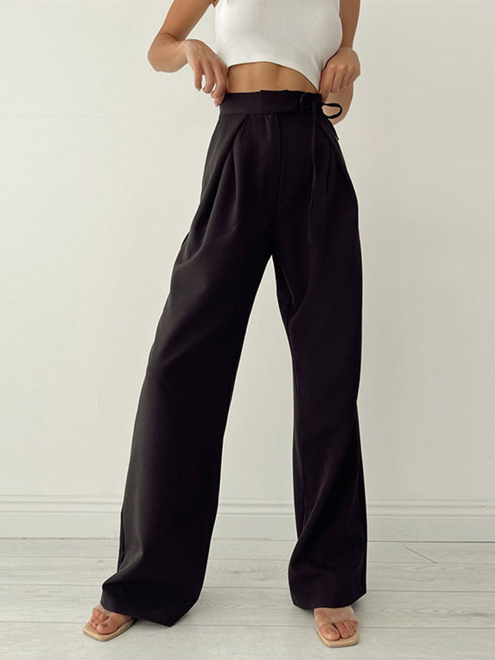 Women's Comfortable Wide Leg Pants High Waist (6)