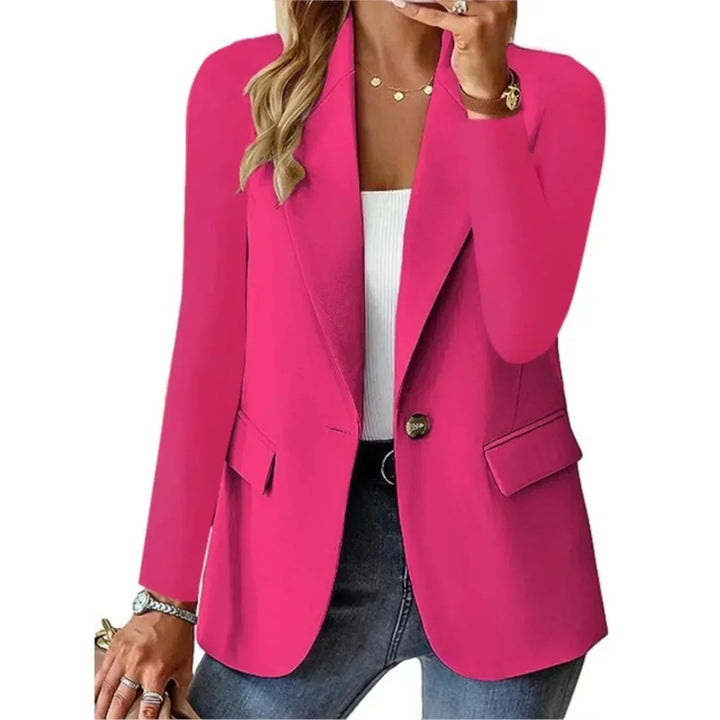 Women's Contemporary Blazer for Work in Pink