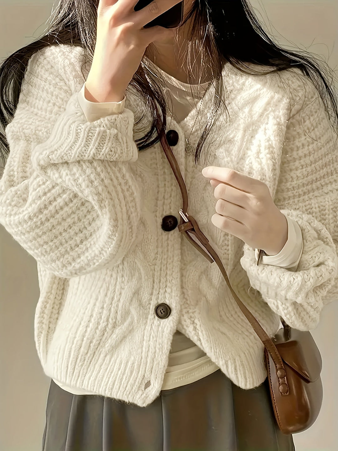 Women's Cozy Chunky Cardigan for Autumn (5)