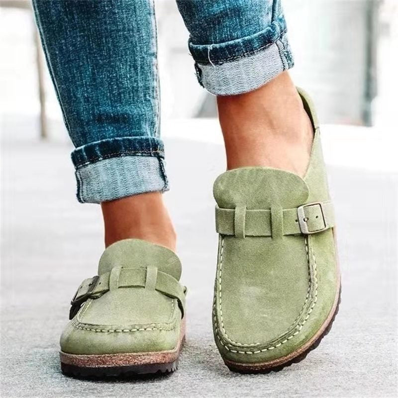 Women's Elegant Everyday Loafer for Spring in Green