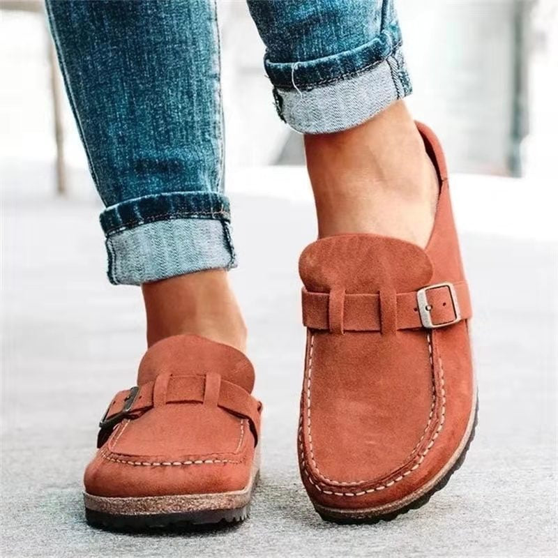 Women's Elegant Everyday Loafer for Spring in Orange