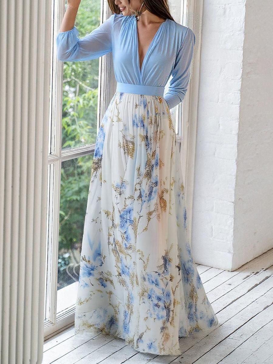 Women's Elegant Fall Maxi Dress (3)