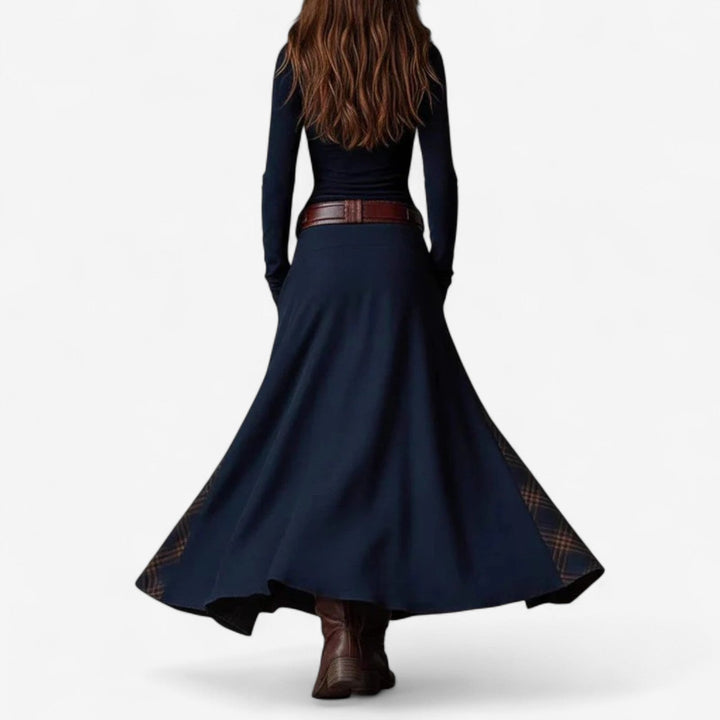 Women's Elegant Fall Suede Dress (4)