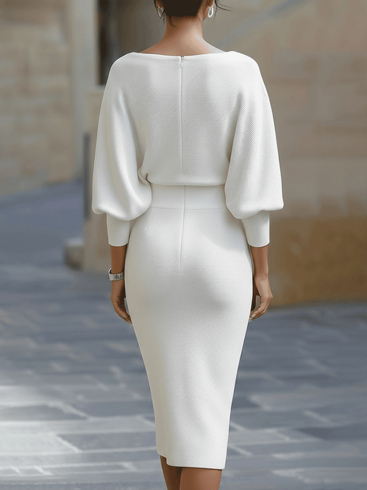 Women's Elegant Fall Wedding Guest Midi Dress (11)