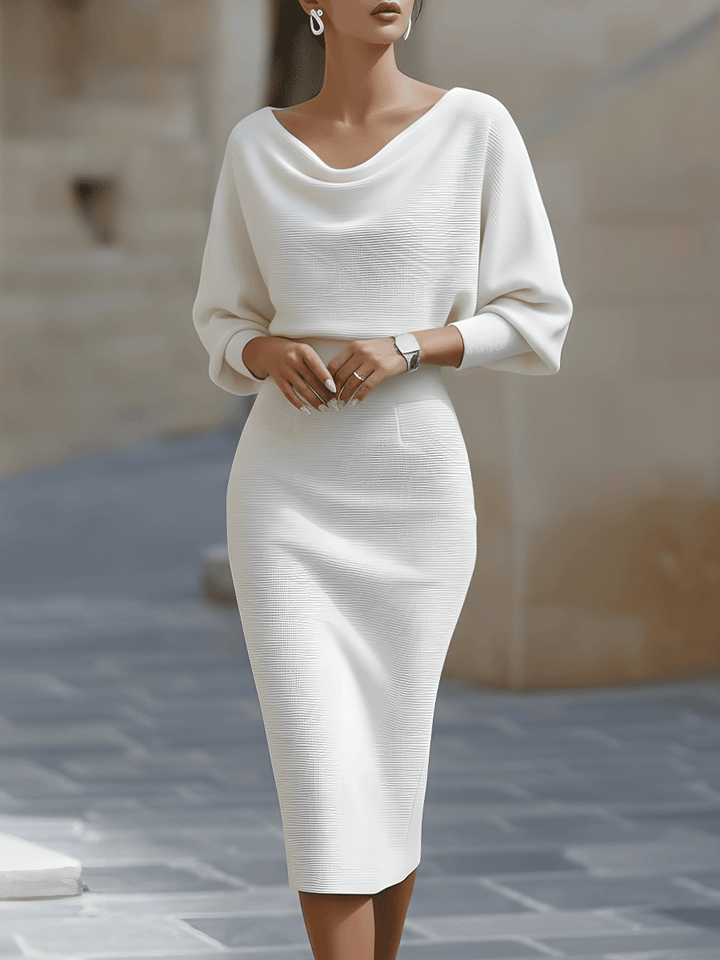 Women's Elegant Fall Wedding Guest Midi Dress (7)