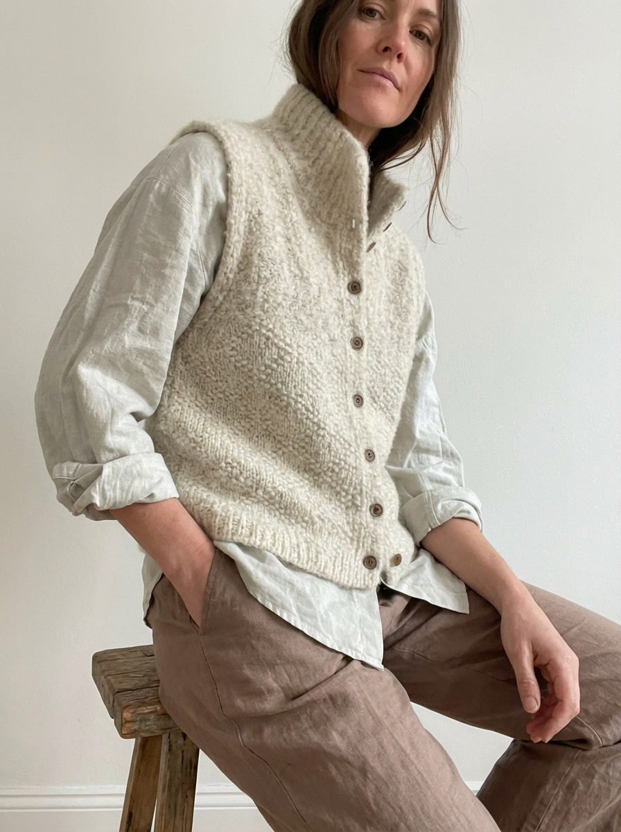 Women's Elegant Knit Cardigan for Layering (2)