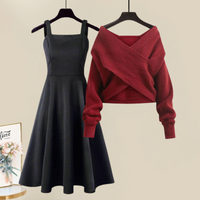 Sienna | Women's Elegant Knit Jumper Dress with Fishtail