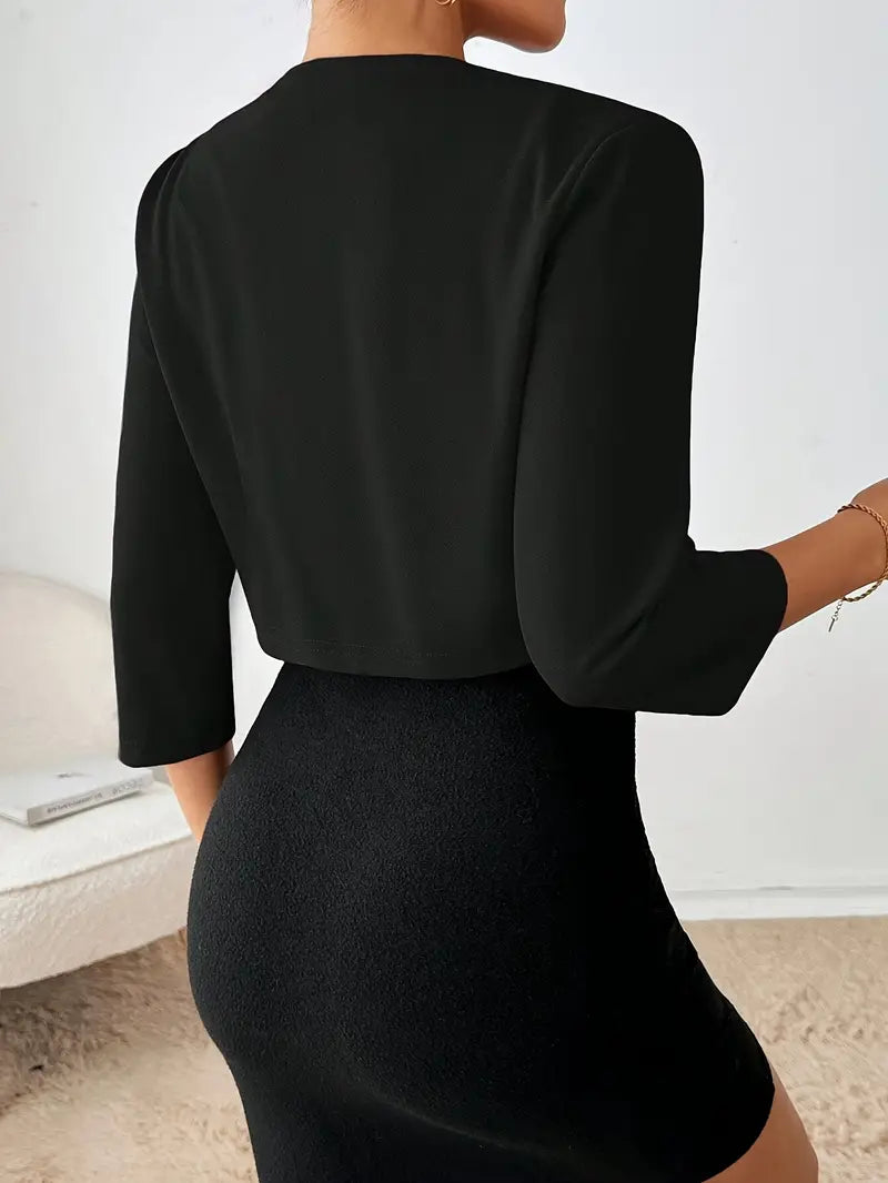 Women's Elegant Short Blazer (18)