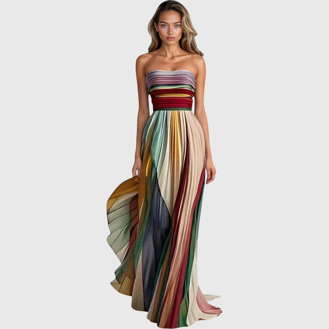 Women's Elegant Summer Maxi Dress in Prämie
