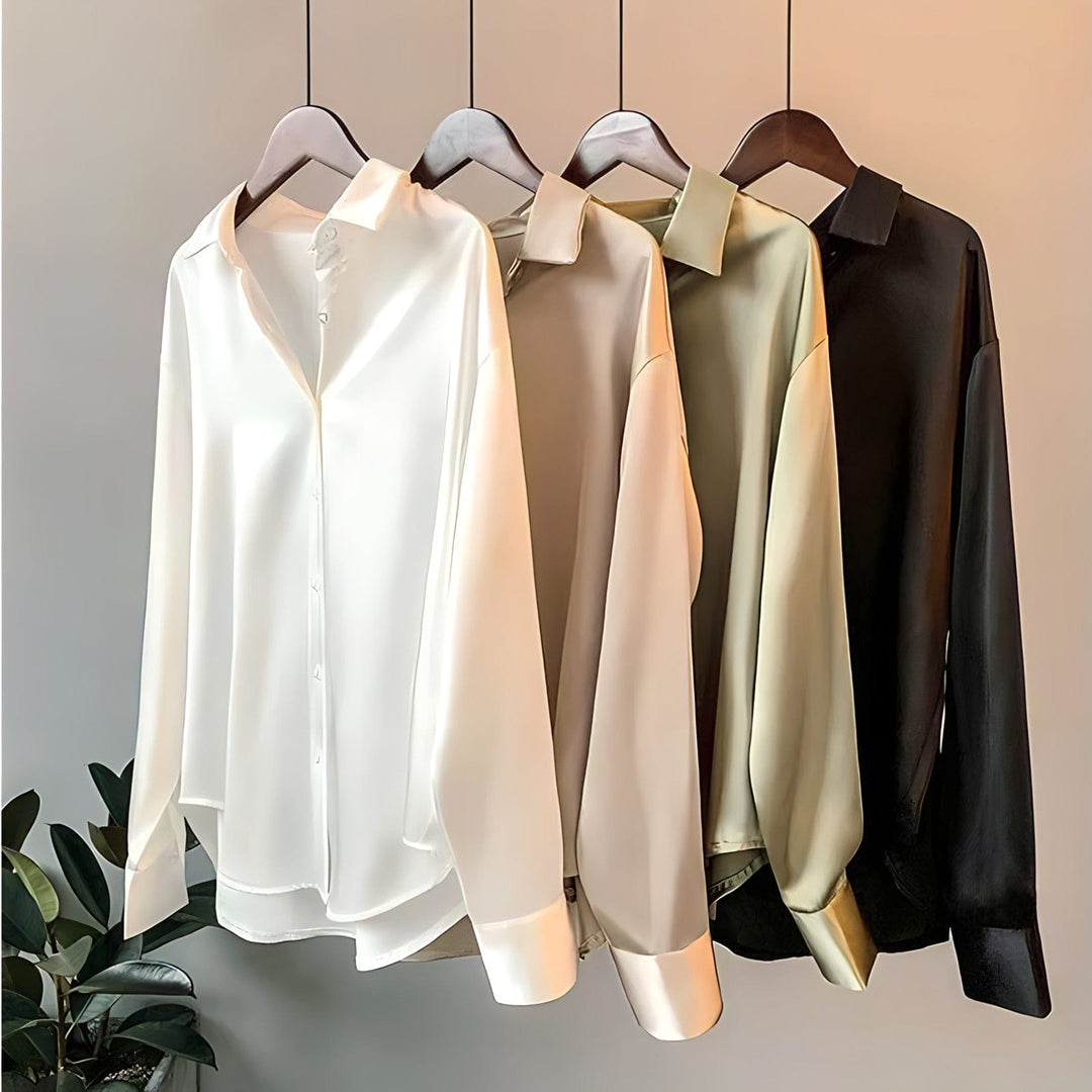 Women's Elegant Vintage Blouse for Everyday
